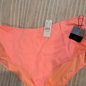 High waisted bikini bottoms